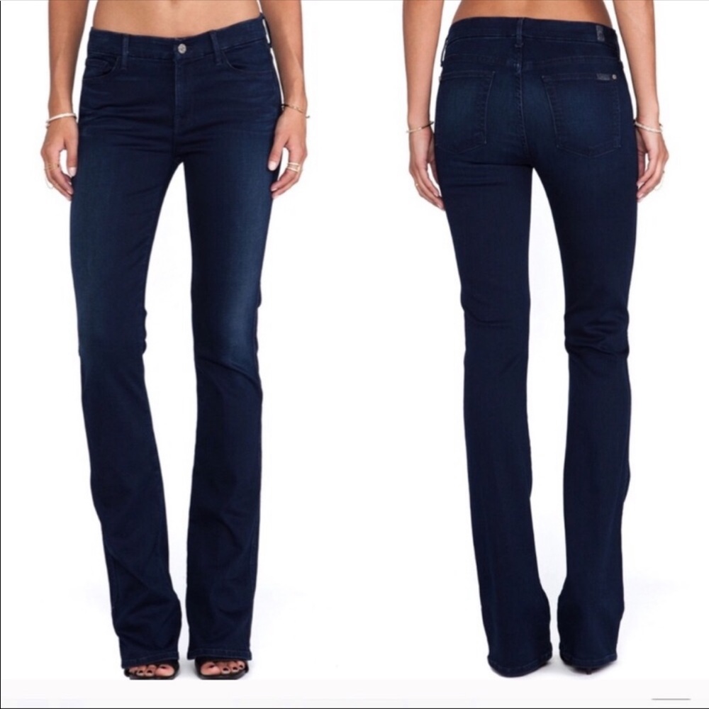 7 for All Mankind skinny bootcut jeans